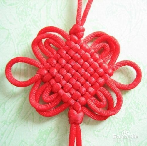 中国结编彩色葫芦教程