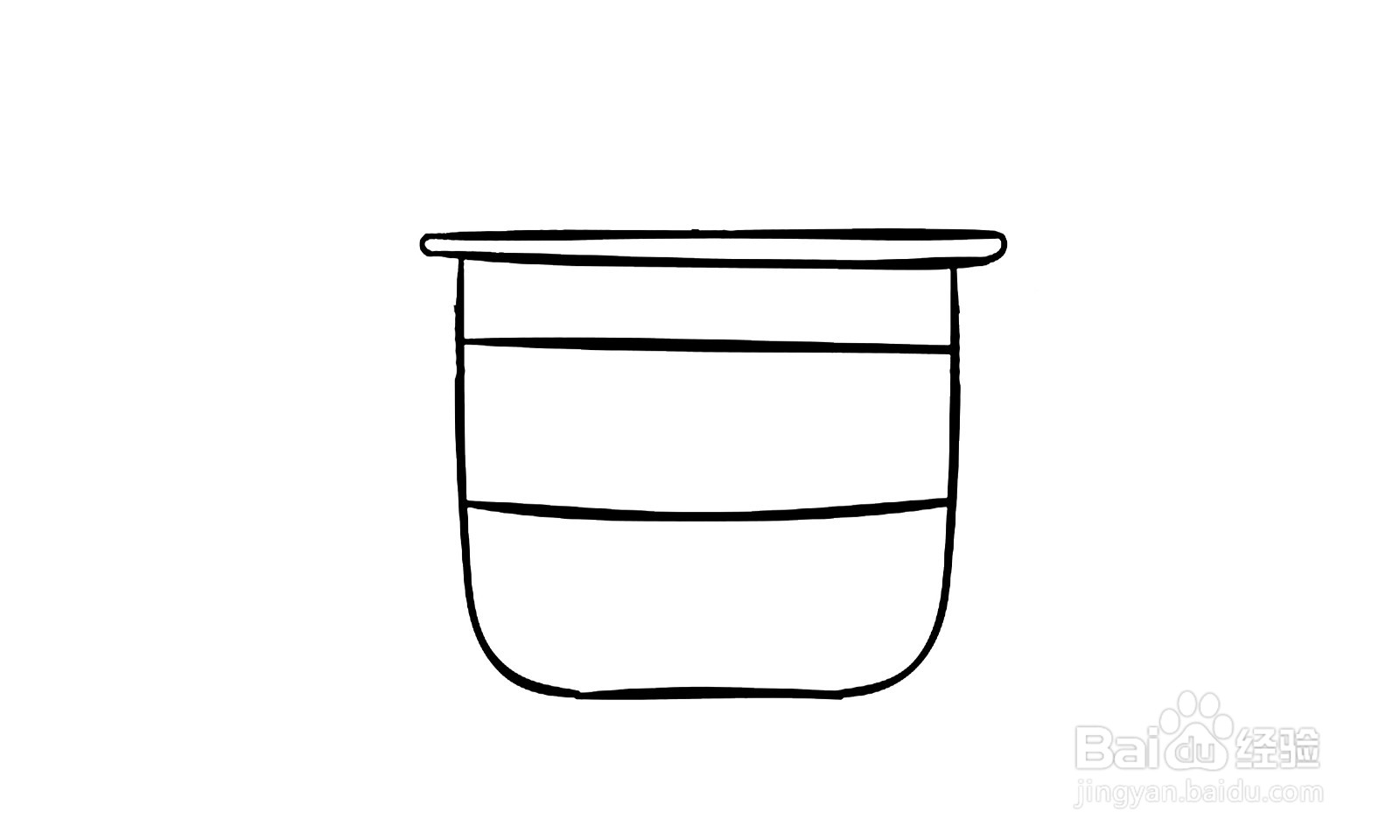 简笔画电饭锅怎么画