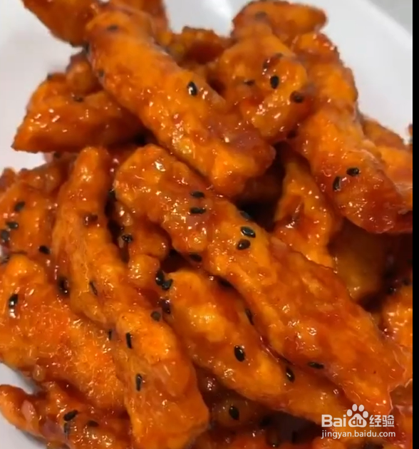 糖醋肉段的做法