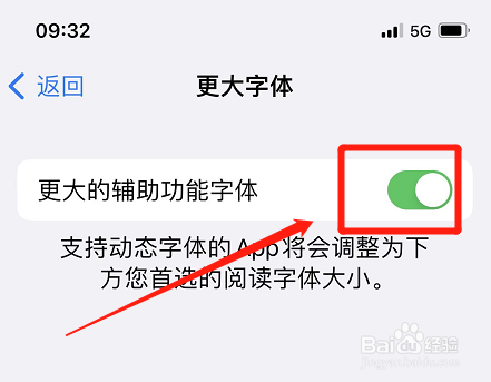 苹果手机字体变得巨大
