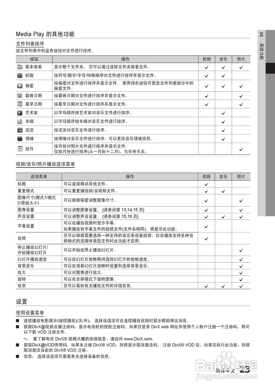 三星UA26C4000P液晶彩电使用说明书:[3]