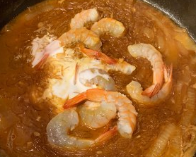 怎样制作印度风味咖喱鲜虾粉丝煲步骤