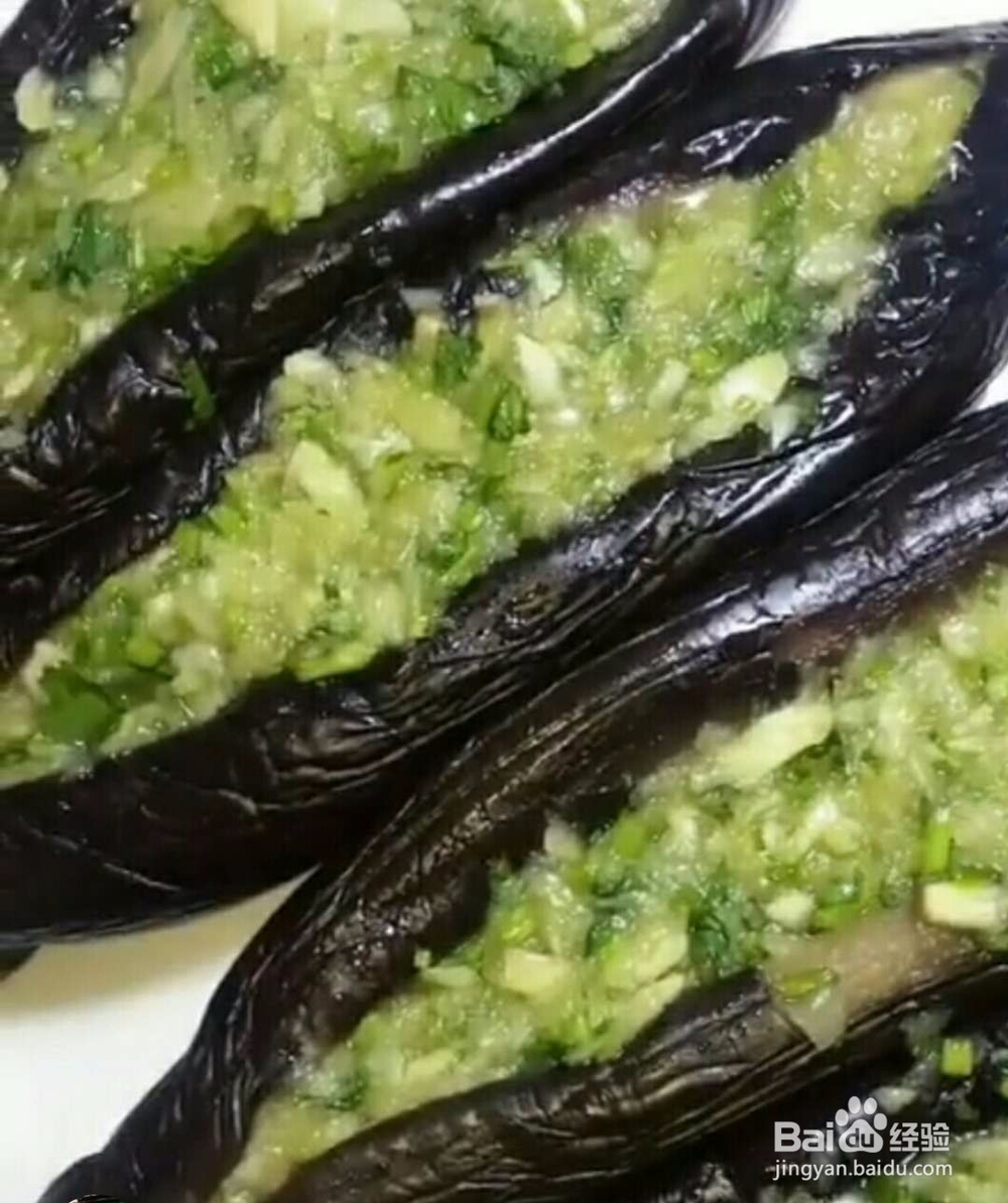 蒜泥茄子家庭做法