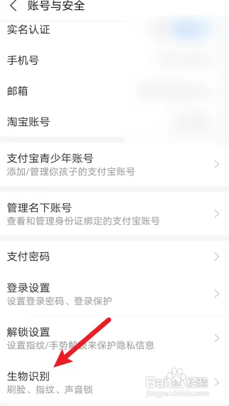 支付宝在哪设置声音锁