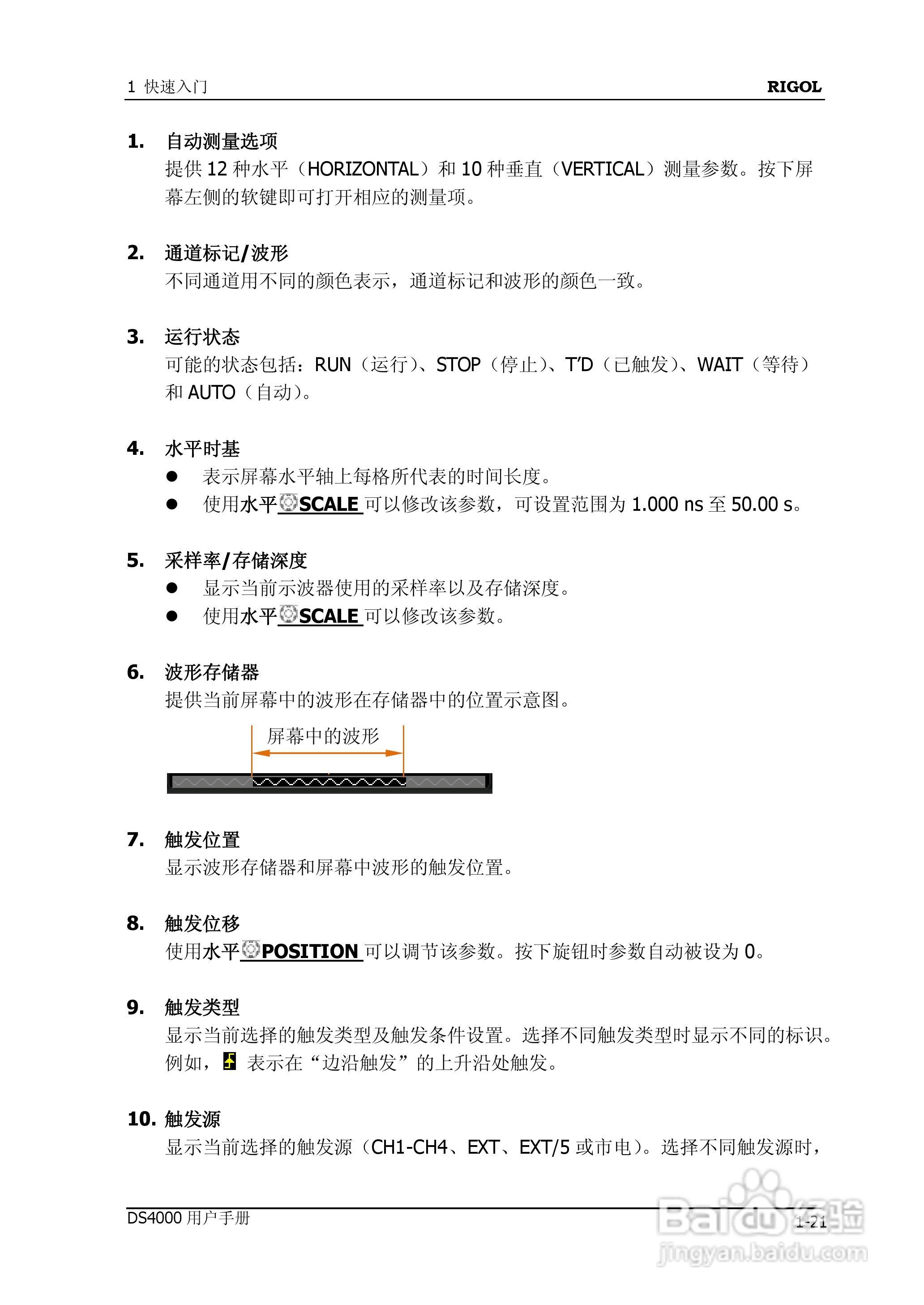 DS4012数字示波器使用说明书:[5]