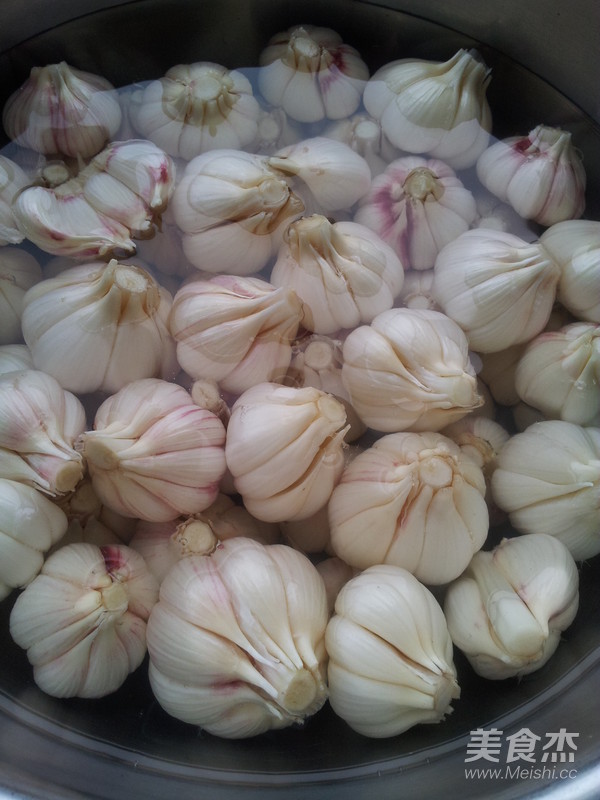 原味腌蒜和糖醋蒜