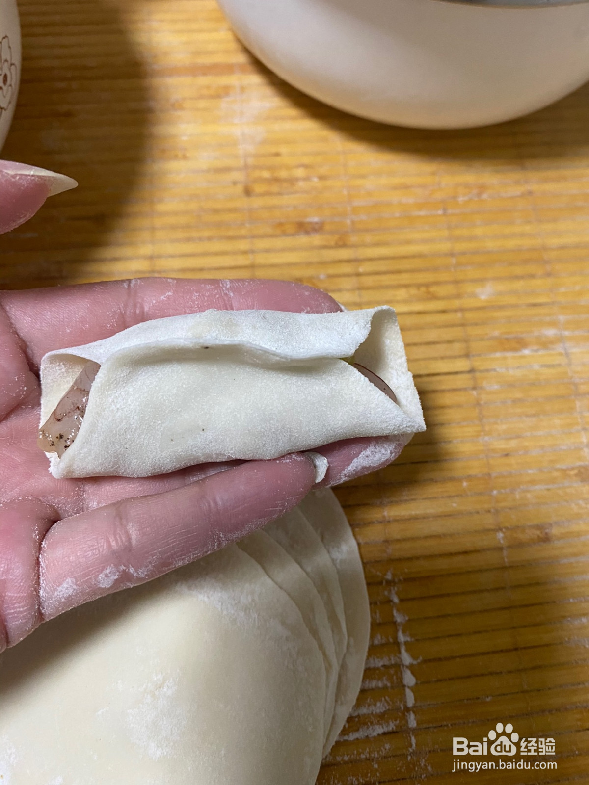 玉米鲜虾锅贴的做法