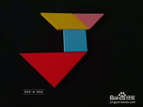 如何用七巧板拼出一只烧烤火锅