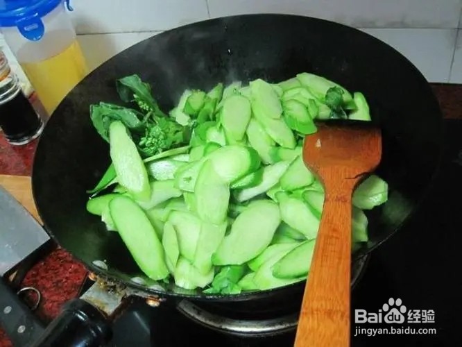 清炒芥蓝片