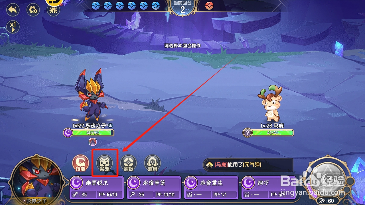 西普大陆怎么在战斗中更换上场宠物