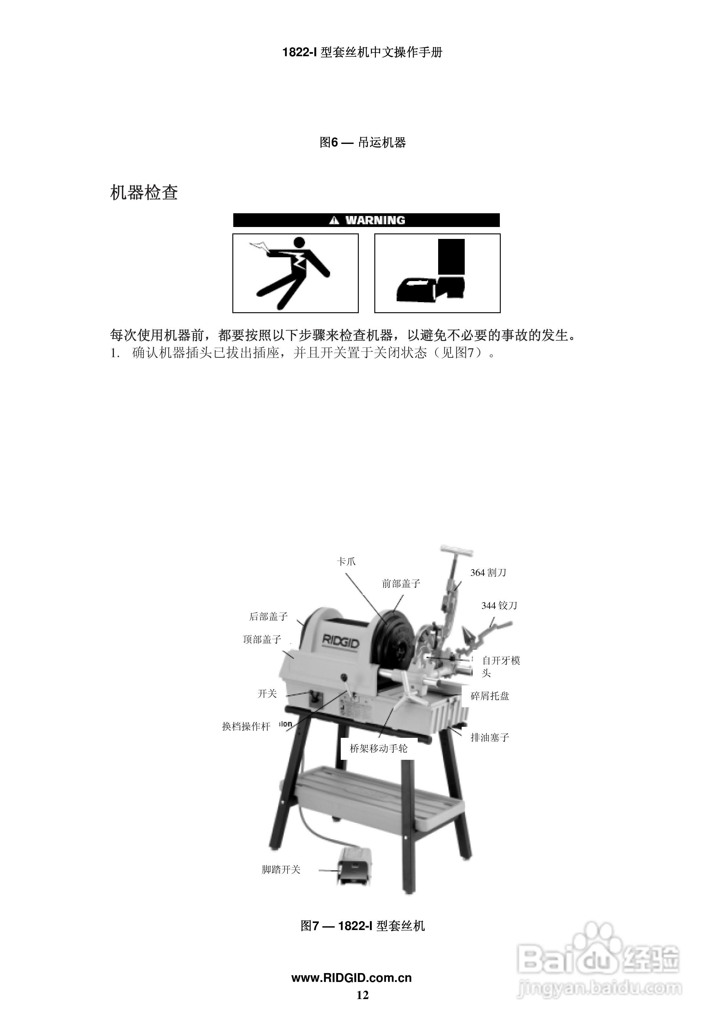 RIDGID 套丝机1822-I 中文操作手册:[2]