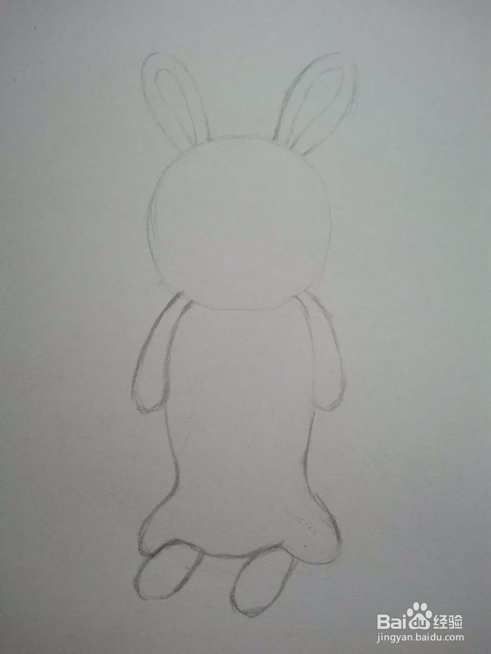 如何画兔子的简笔画