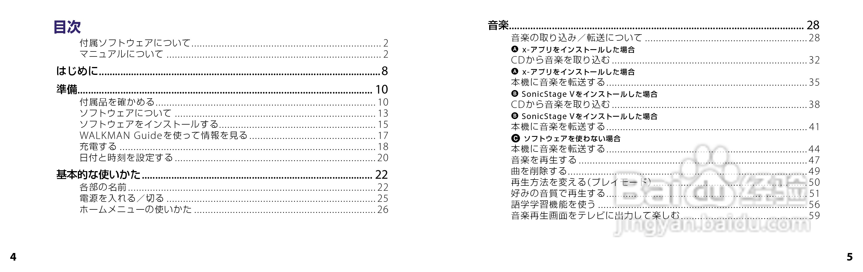SONY NW-S644数码随身听说明书:[1]