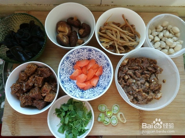 家常菜-烤麸烩菜