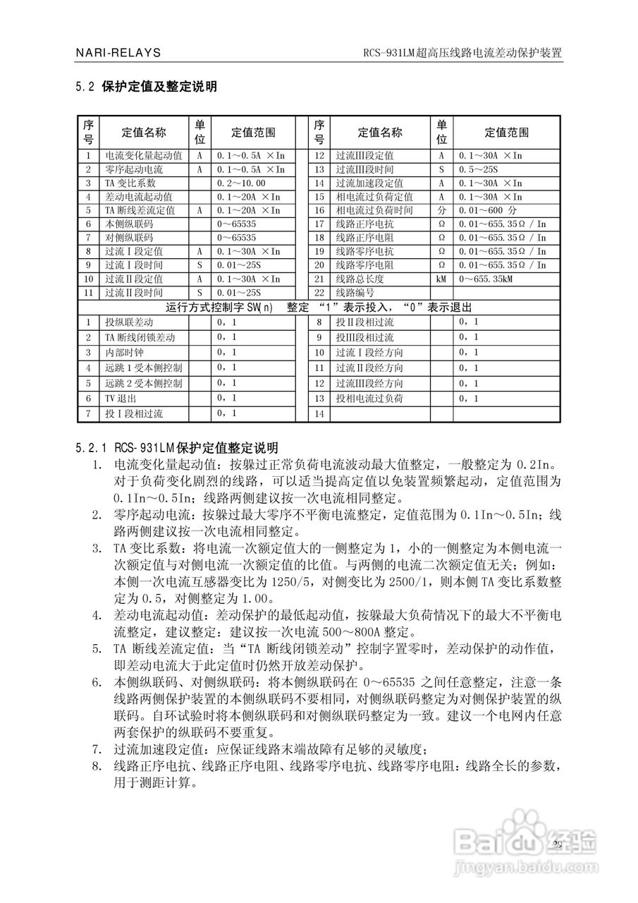 南瑞RCS-931LM超高压线路电流差动保护装置使用说明书:[4]