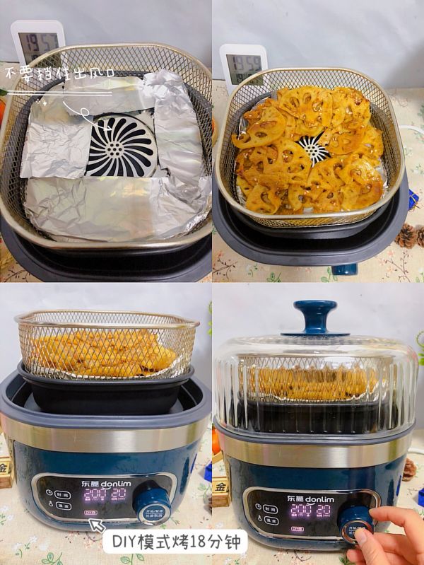 香辣空气炸莲藕