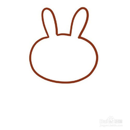 动漫兔耳朵画法图片