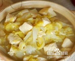如何做白菜炖豆腐