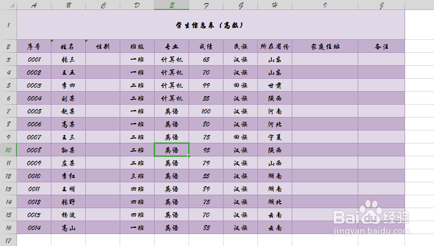 Excel表格怎么隐藏数据列