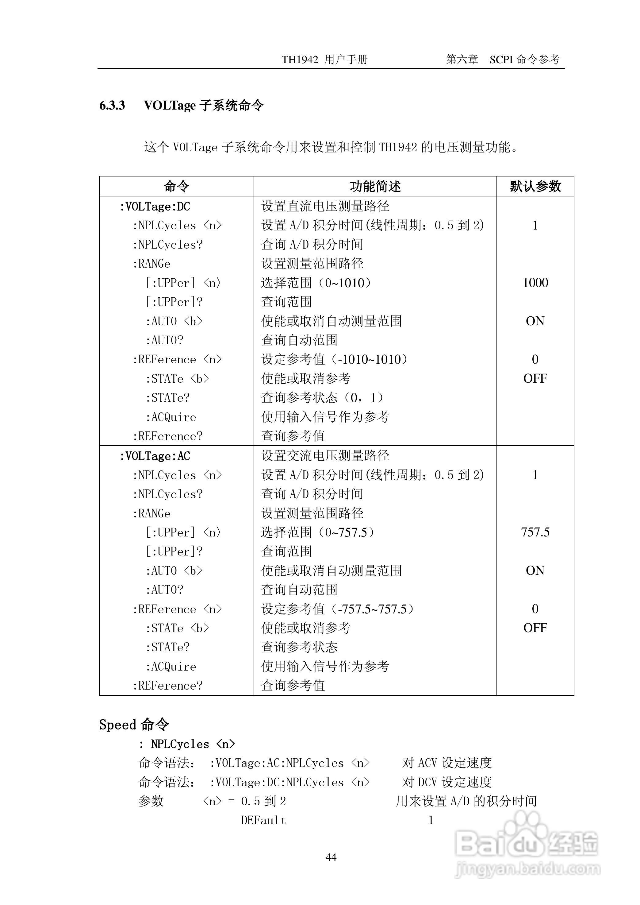 锦流源电子TH1942数字多用表说明书:[5]