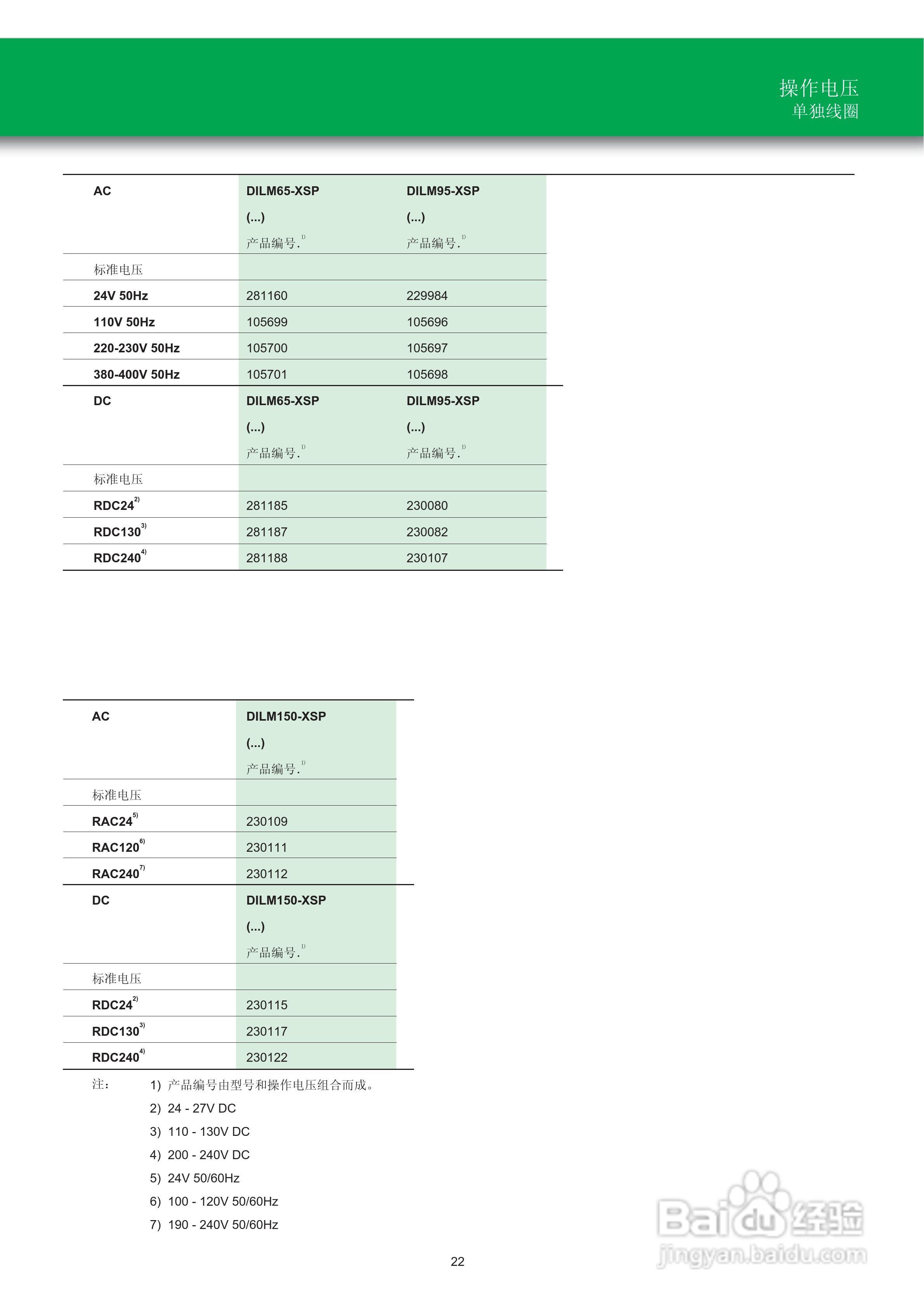 Moeller（穆勒）接触器与过载继电器C系列说明书:[3]