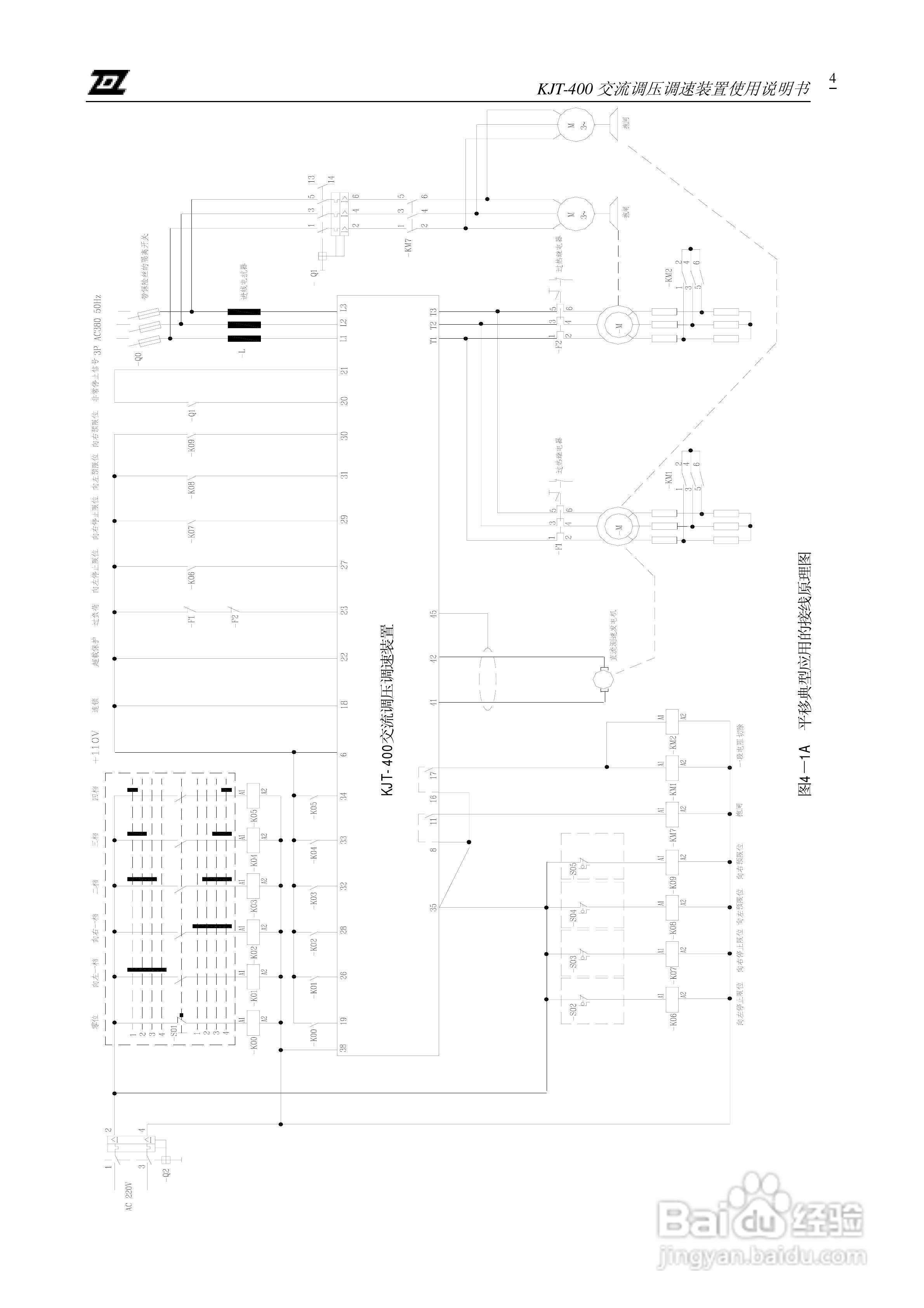 KJT-400交流调压调速装置使用说明书:[1]
