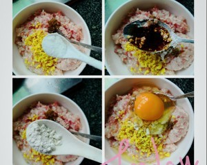 食补佳品糖醋藕丁小丸子的做法