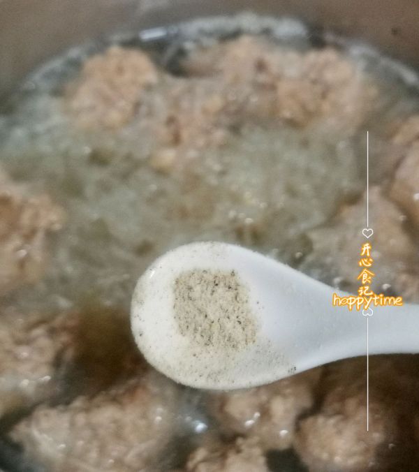 萝卜粉丝丸子汤