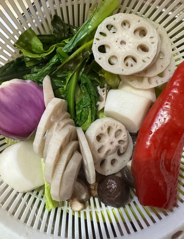 凉拌素菜减脂香菇油麦菜好吃到爆减脂