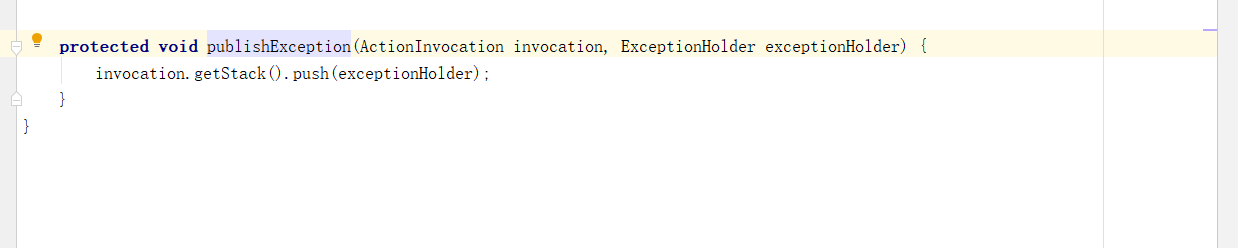 读取struts2中的ExceptionMapping源码