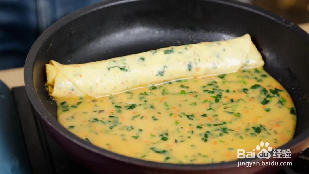 一岁孩子辅食厚蛋烧的做法