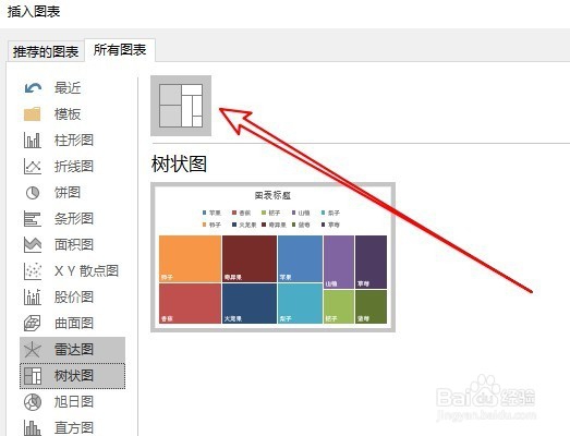excel2016树状图怎么做 怎么插入树状图