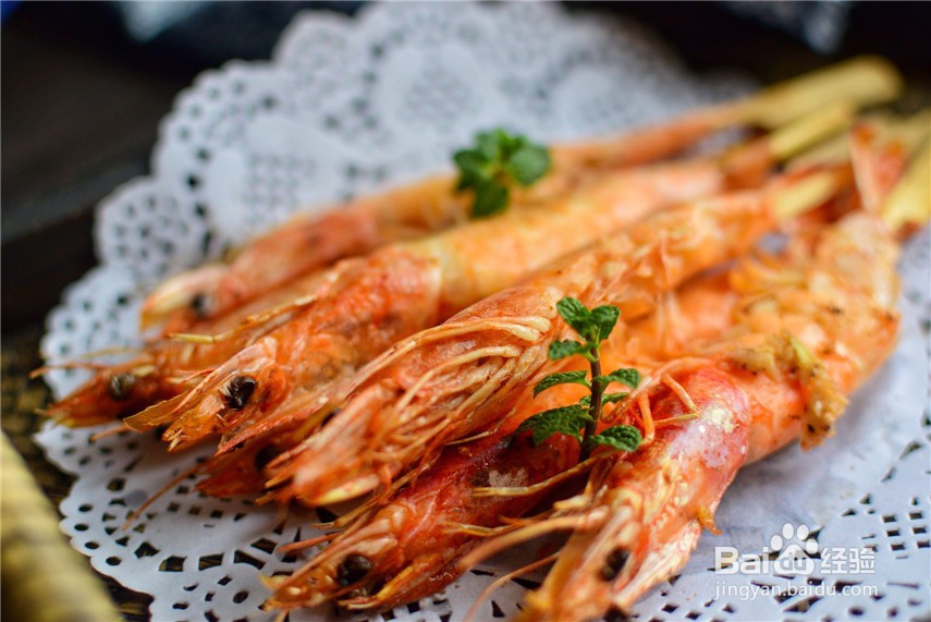 蒜香孜然烤虾的做法