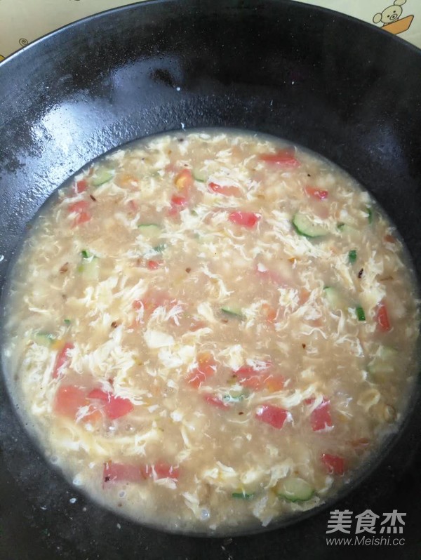 西红柿蛋花疙瘩汤