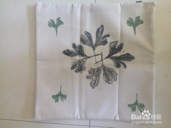 植物转印染方法