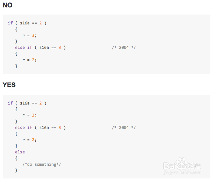 MISRA C Rule 15.6 2212 15.7 2004 17.7 3200