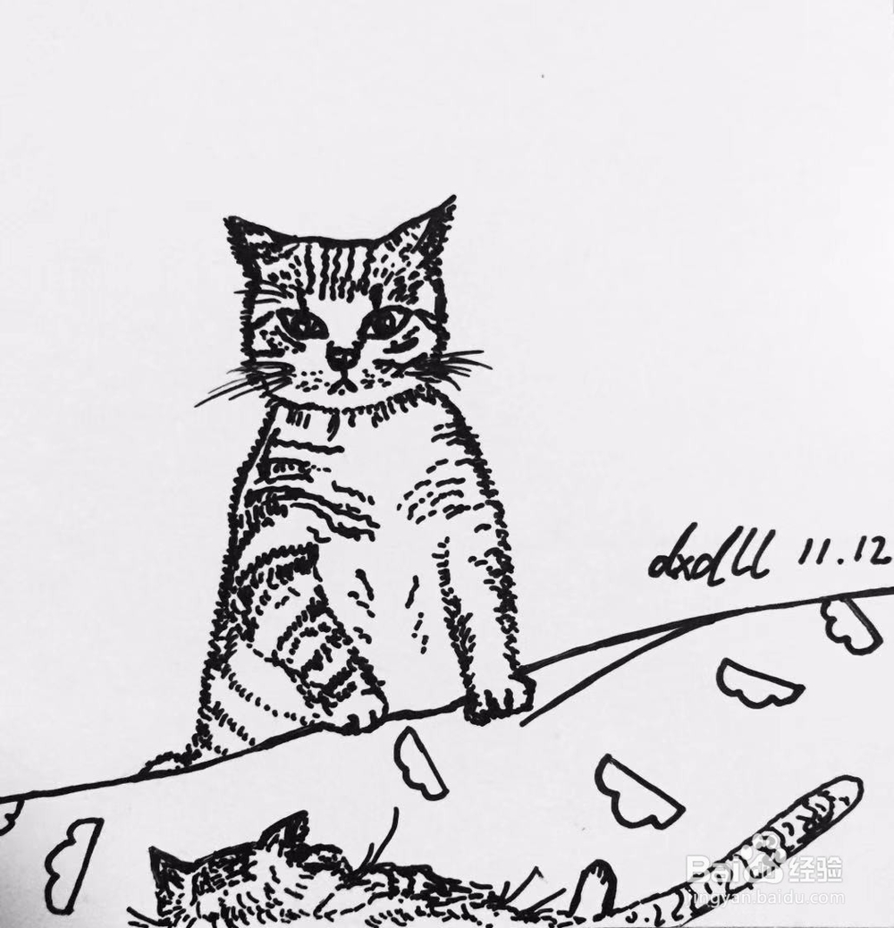 茉莉手绘之喵星人