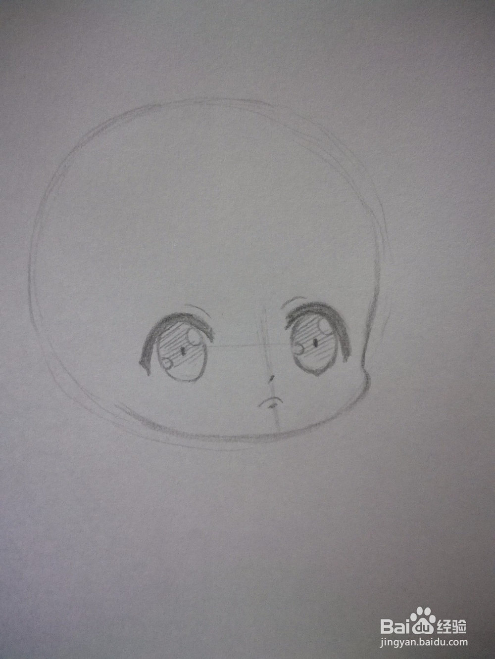 Q版动漫人物头部和五官的画法教程