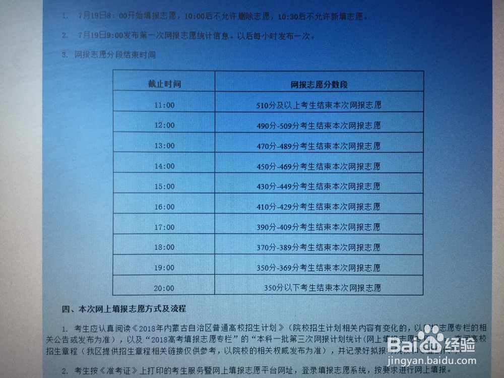 内蒙古本科二批考生怎么在网上填报志愿