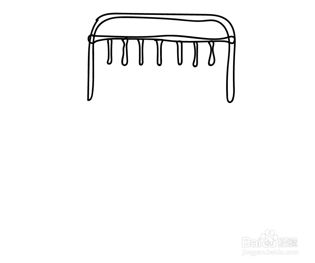 如何画床的手绘画