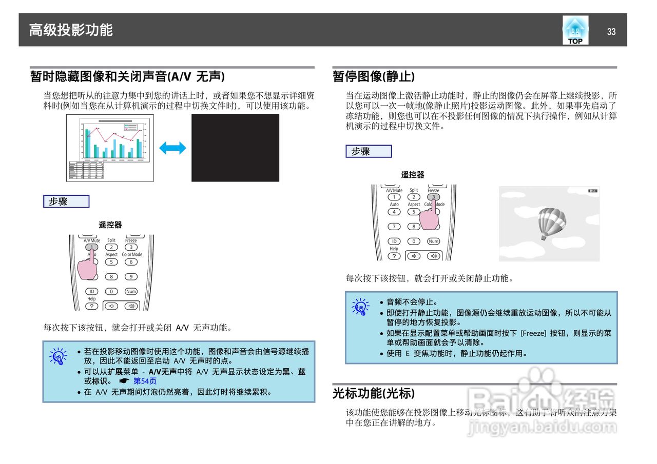 爱普生EB-C450WU投影机使用说明书:[4]