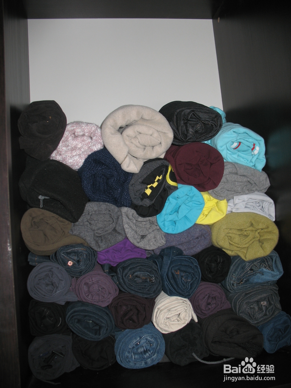 如何快速收纳裤子