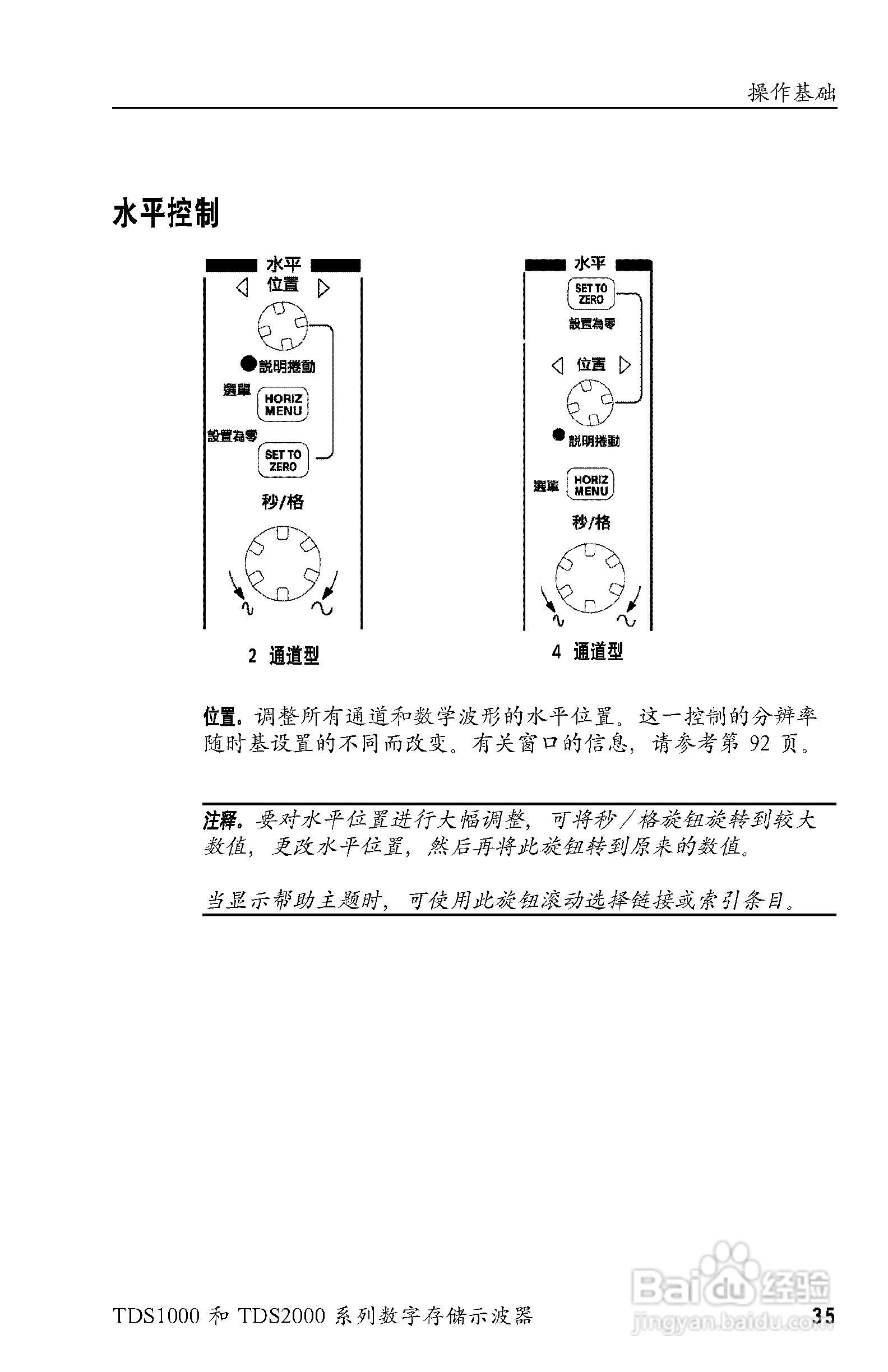 泰克TDS2024数字存储示波器用户手册:[6]