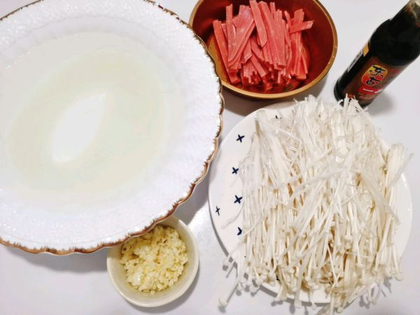 蒜蓉粉丝蒸金针菇