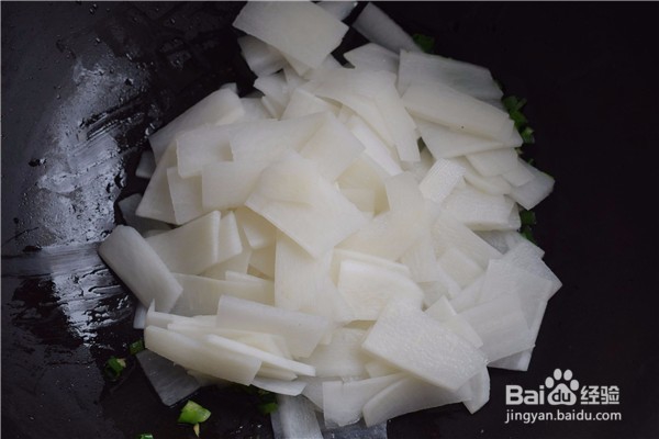 怎么做白萝卜炒肉片?