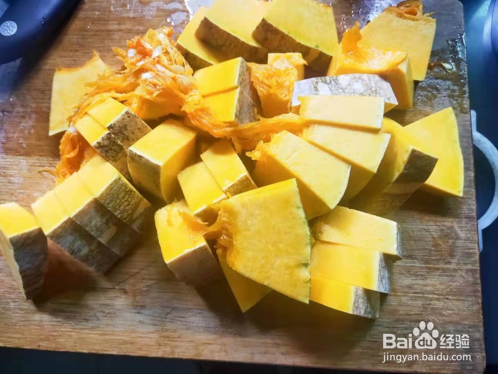 南瓜焖饭---便秘小菜谱