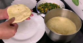 不用揉面，不用擀皮的韭菜鸡蛋发面馅饼