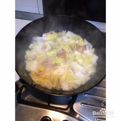 咸肉白菜汤的做法