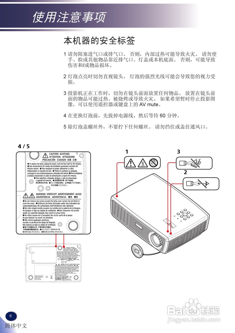 理光PJ S2130投影机说明书:[1]