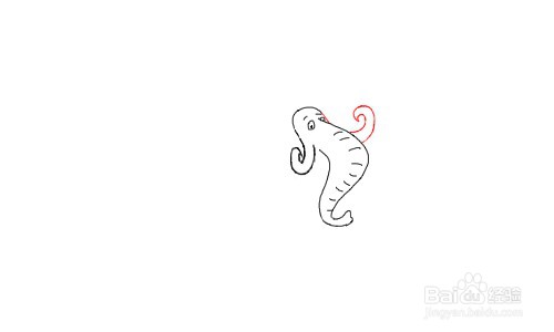 卡通大象简笔画怎么画